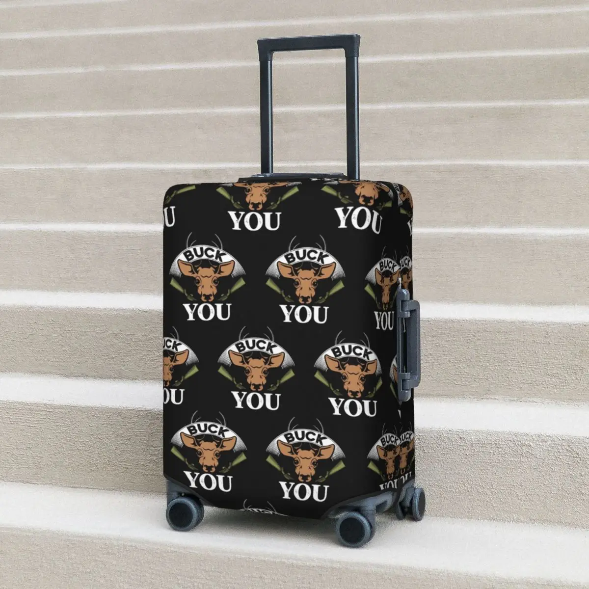 

Fun Deer Suitcase Cover Hunting Buck You Business Protection Vacation Useful Luggage Case