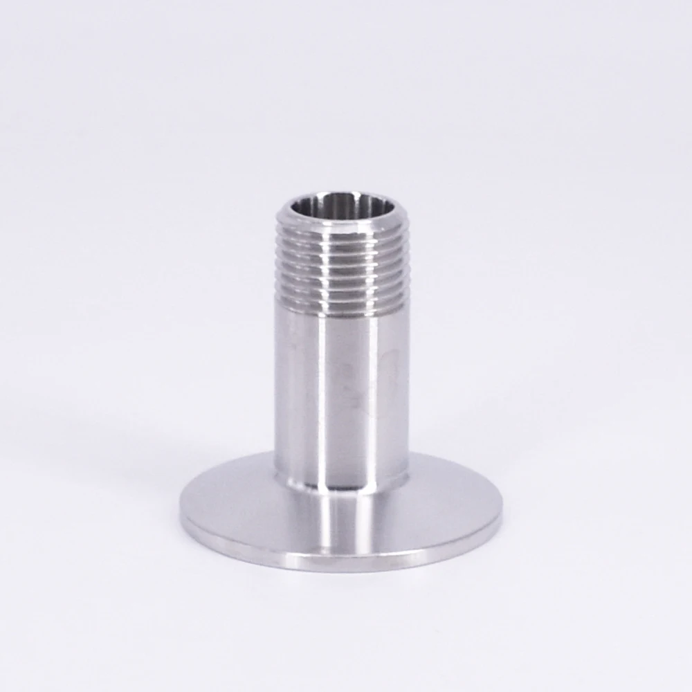 

1/2" BSPT Male x 1.5" Tri Clamp SUS 316L Stainless Steel Sanitary Coupler Fitting Homebrew Beer