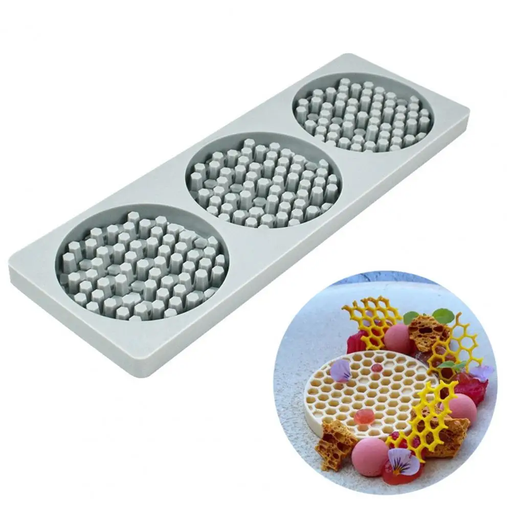 

Форма для выпечки, креативные Многоразовые безопасные 3D сотовые кружевные подставки, аксессуары для кухни