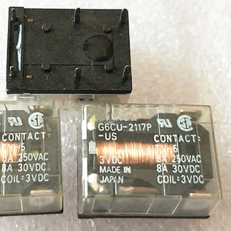 

1PCS 3V Relay G6CU-2117P-US 3VDC 8A 6Pins