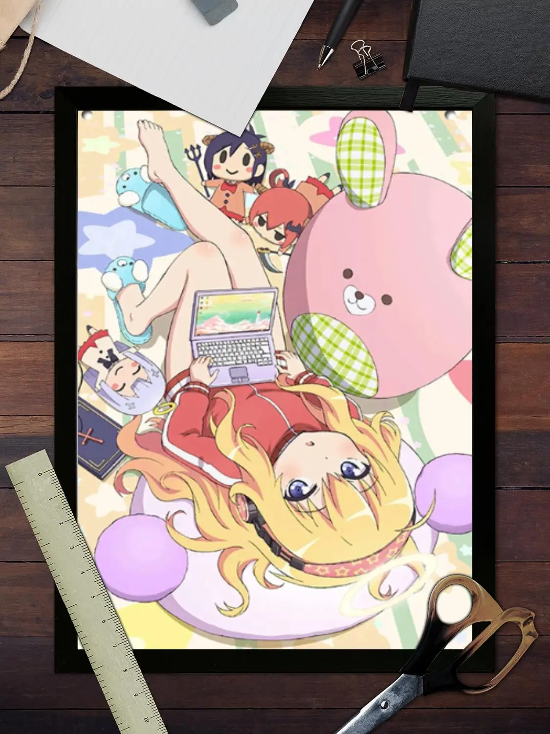 Senjougahara холст художественный постер настенное искусство картина с принтом