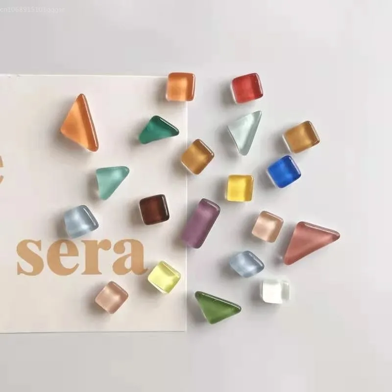 

Мини стеклянные магниты для холодильника 20 шт