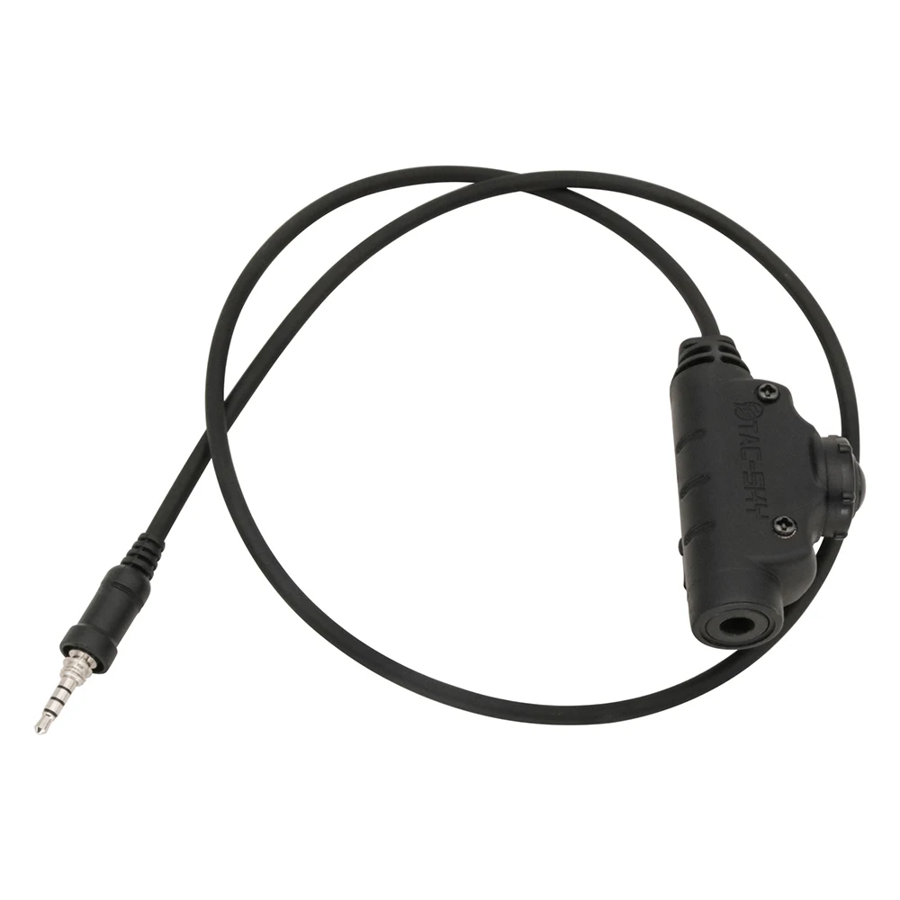 TAC-SKY Tactical Shooting Headset U94 Ptt V2 Headphone Ptt for PELTOR COMTAC / MSA SORDIN Tactical Headset for Yaesu Vertex Plug