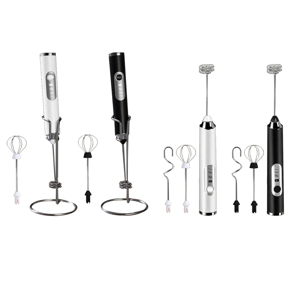 Электрический Мини-блендер Вспениватель Молока Венчик Для Кофе Ручной Яиц