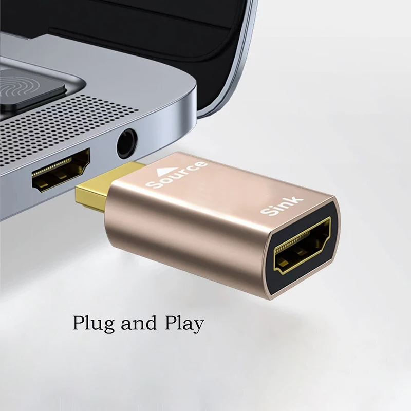 С замком HDMI заглушка экрана виртуальный дисплей видеокарта 4K пульт