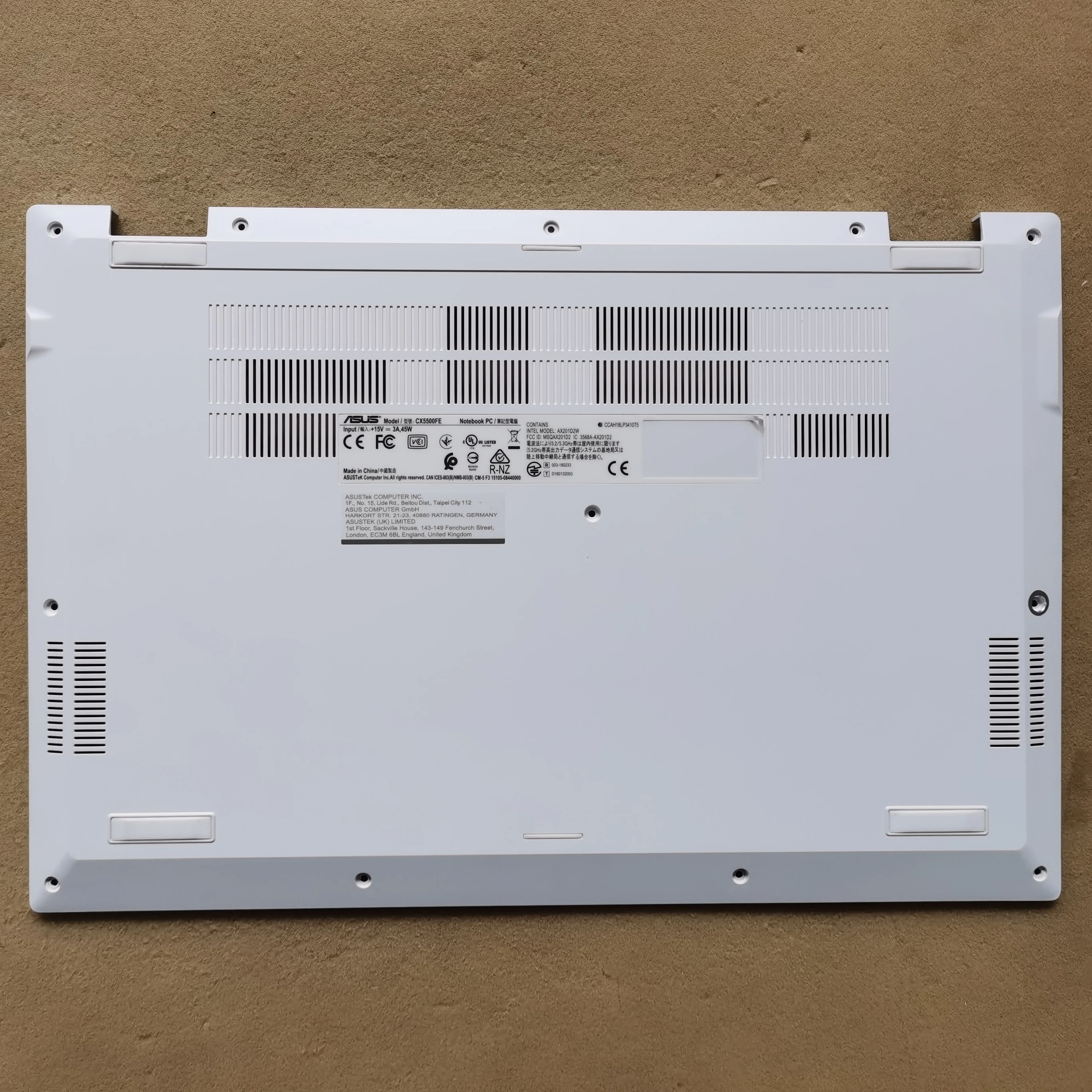 Новая задняя крышка ноутбука Asus C536E C5500 CX5500FE 13N1-BRA0221 90%