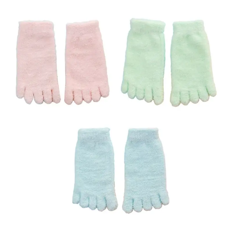

Blue Color Toddler's Winter Warm Thicken Thermal Socks Snow Seamless Sock Soft Floor Sleeping Socks Unisex