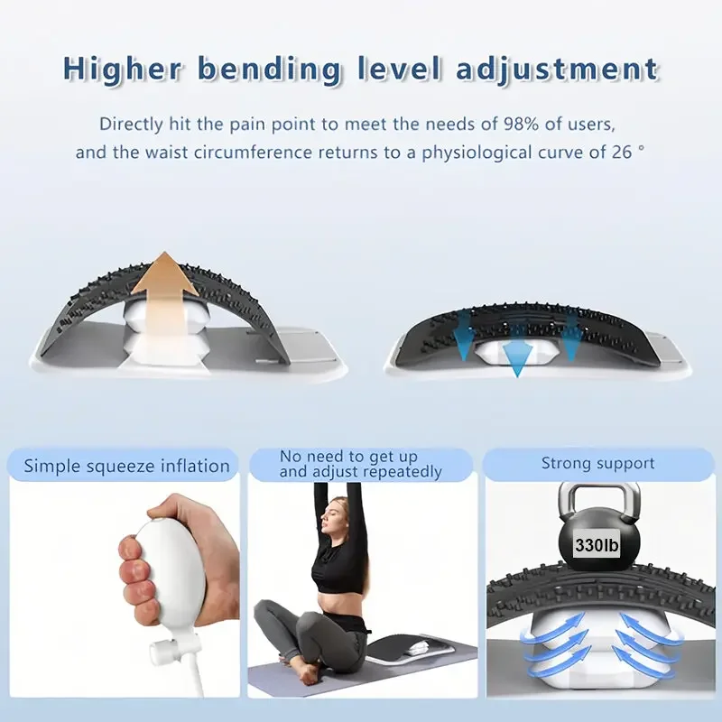 Носилки для спины облегчения боли в пояснице регулируемая подушка безопасности