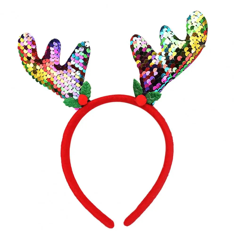 

Hair Hoop Lovely Christmas Decoration Antlers Design Kids Adult Headband Headwear Cosplay for Party