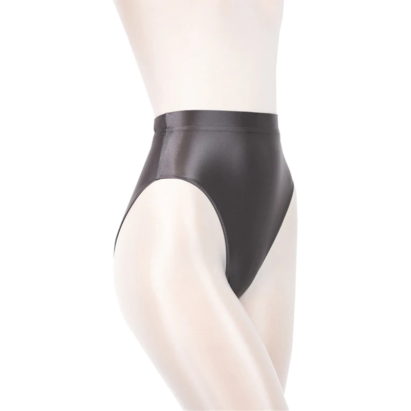 Женские ультратонкие масляные прозрачные трусики с завышенной талией