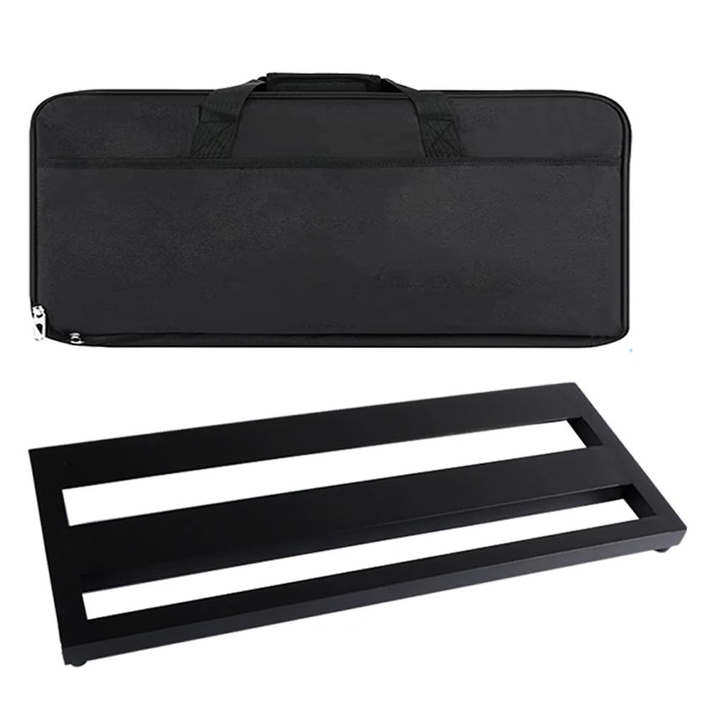 Педальная доска для гитарных эффектов среднего размера 19 8 × 7 дюйма с сумкой