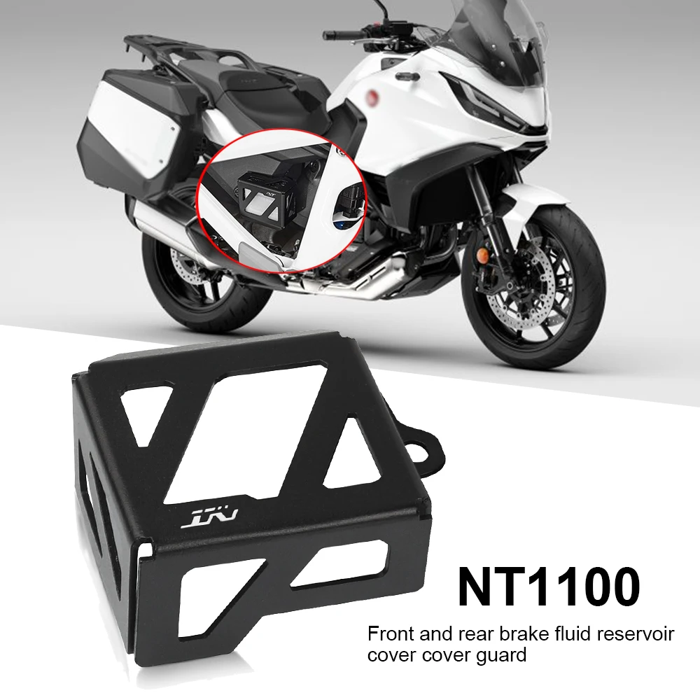 

For HONDA NT1100 NT 1100 nt1100 nt 1100 2021 2022 2023 Motorcycle Front Rear Brake Fluid Reservoir Cap Cover Guard