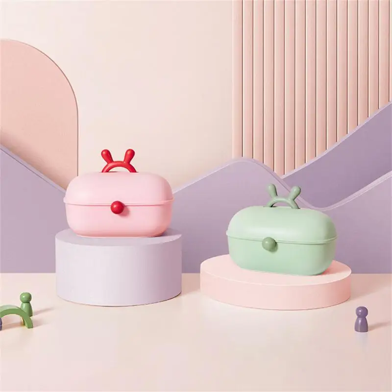 

Portable jewelry box, large capacity children's hair accessories, headband storage box, cute little girl necklace, bracelet box