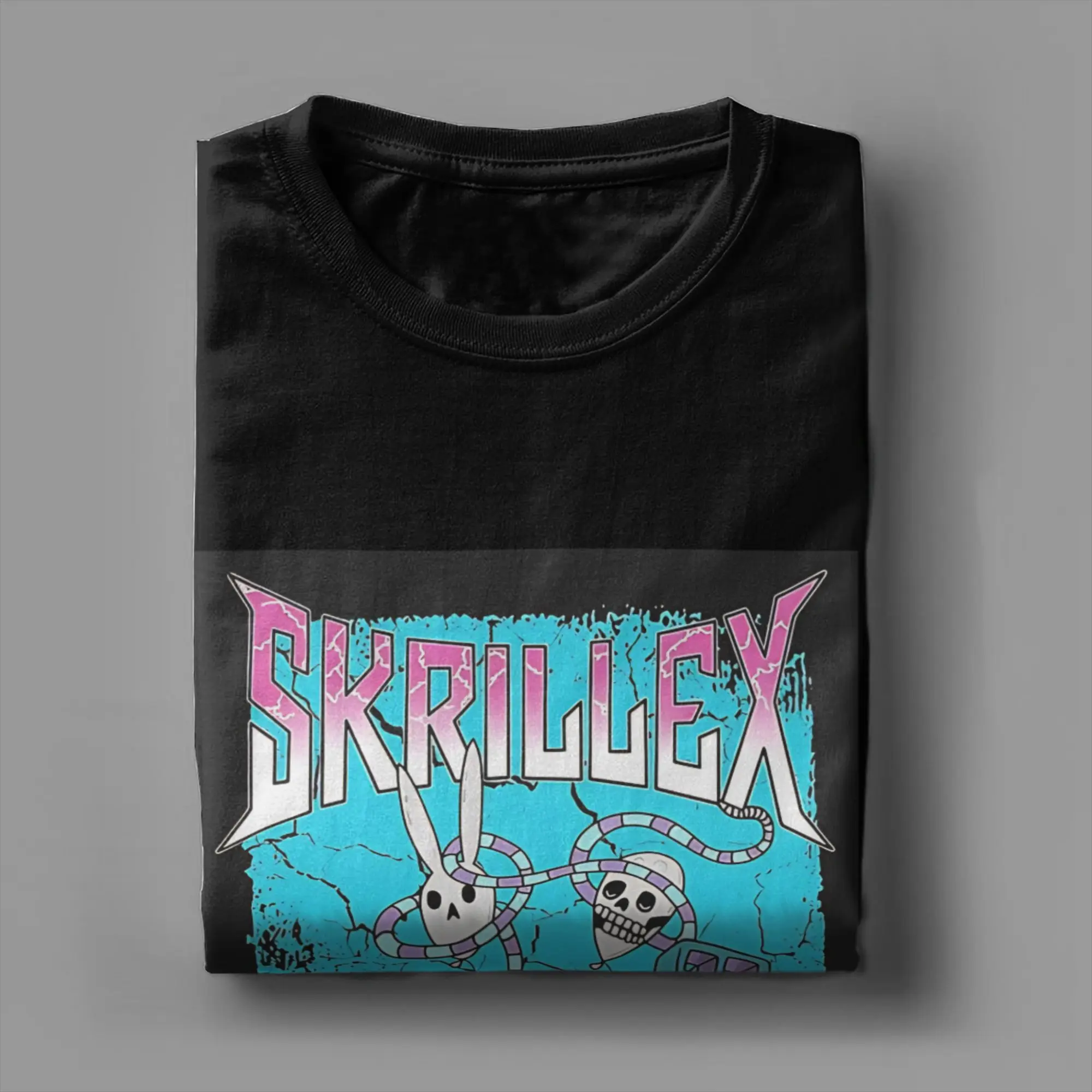Фото Футболка Skrillex Unrestrained Cyber Tone Classic с забавным принтом, 100% хлопок, футболки и топы для мужчин №3