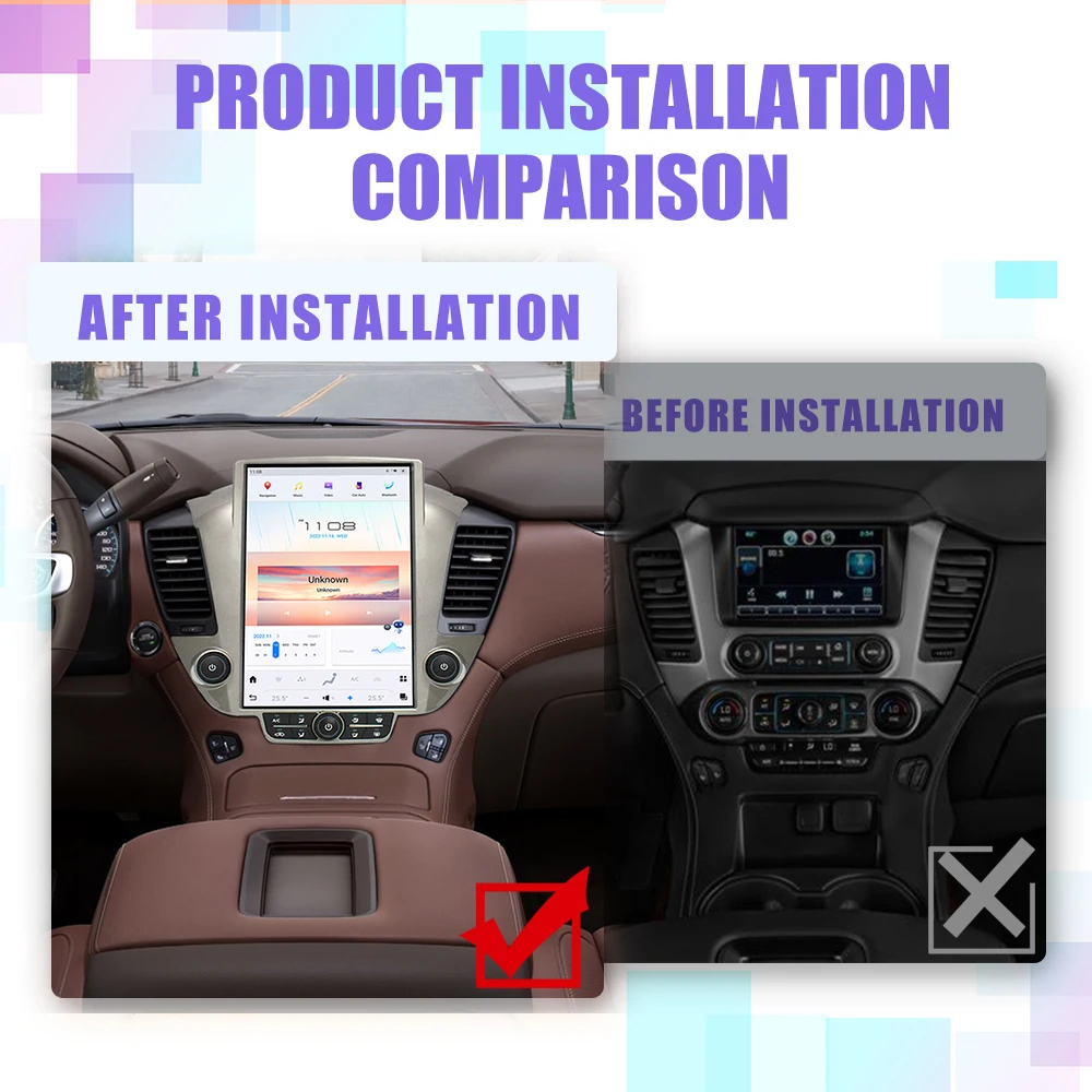 

Android 11 для GMC Yukon / Chevrolet Tahoe / Suburban 2015-2021, автомобильное радио, GPS-навигация, головное устройство, DVD-плеер, автомобильный стерео прием