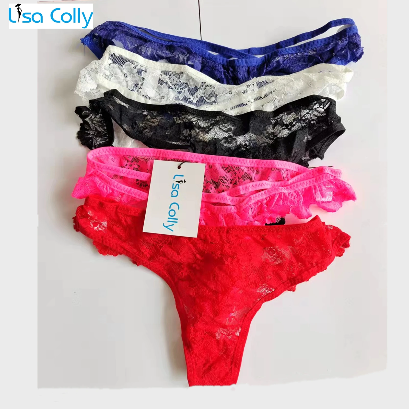

Women Sexy Lace Panties Low-waist Underwear Thong Female G String Breathable Lingerie Underpants