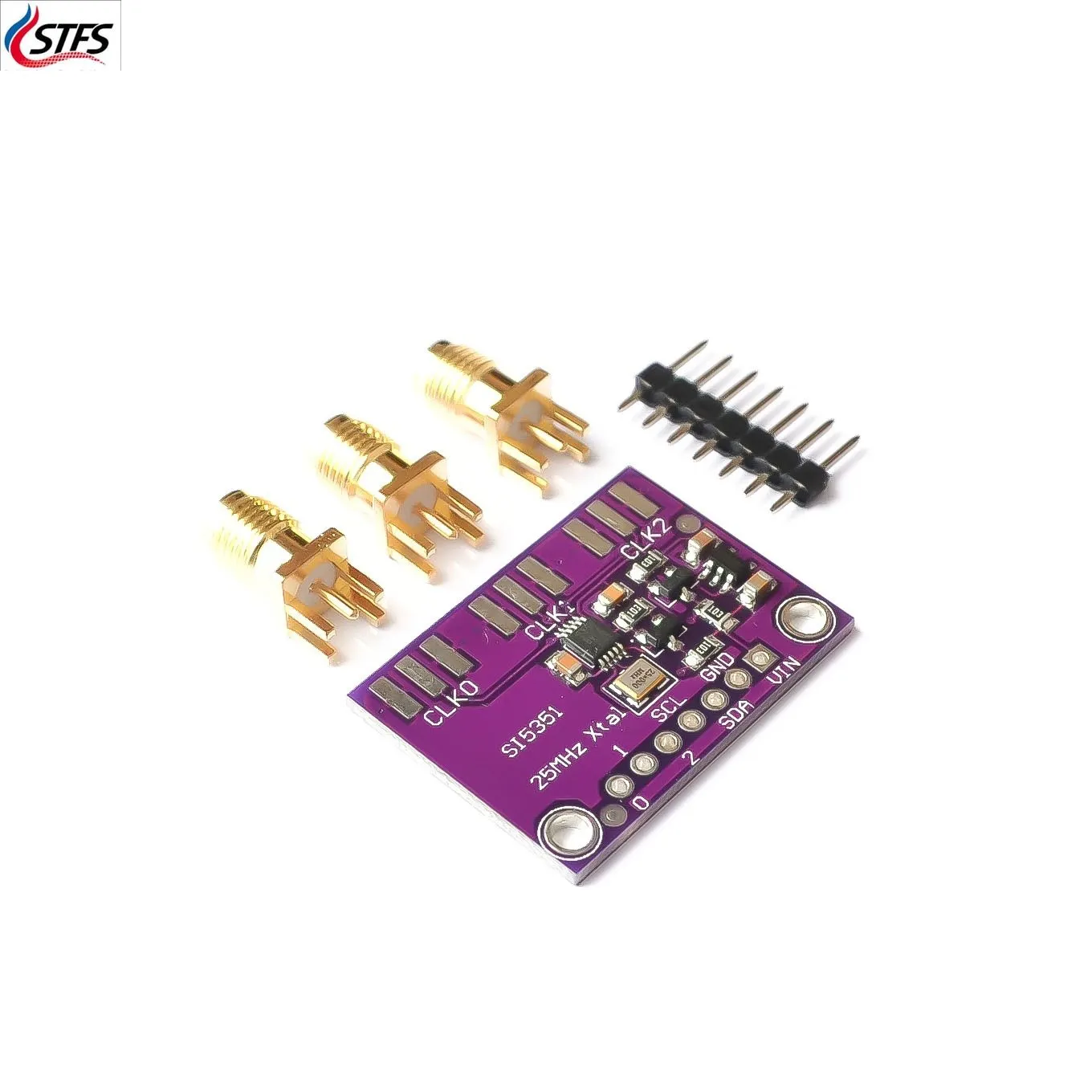 Настольная плата для генератора часов Si5351A Si5351 I2C, 3-5 в постоянного тока, Модульная плата для выключения, генератор сигналов, часы 8 кГц-160 МГц для Arduino