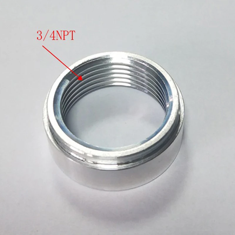 3/4 Npt Alluminio Femmina Saldatura/Saldatura In Flangia Raccordo Bung, Basso Profilo