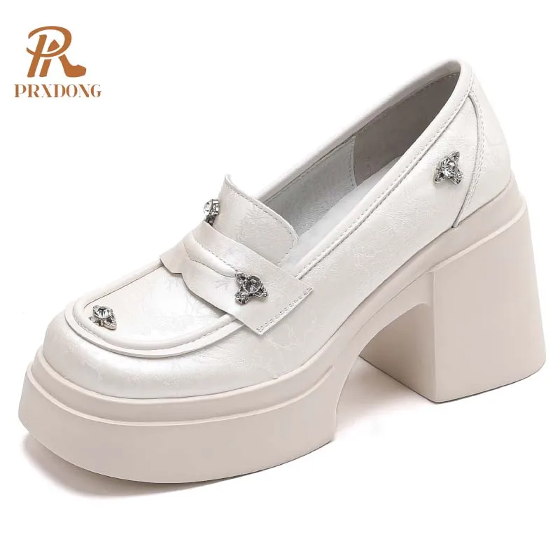 Женские туфли-лодочки на массивном высоком каблуке размеры 34-39