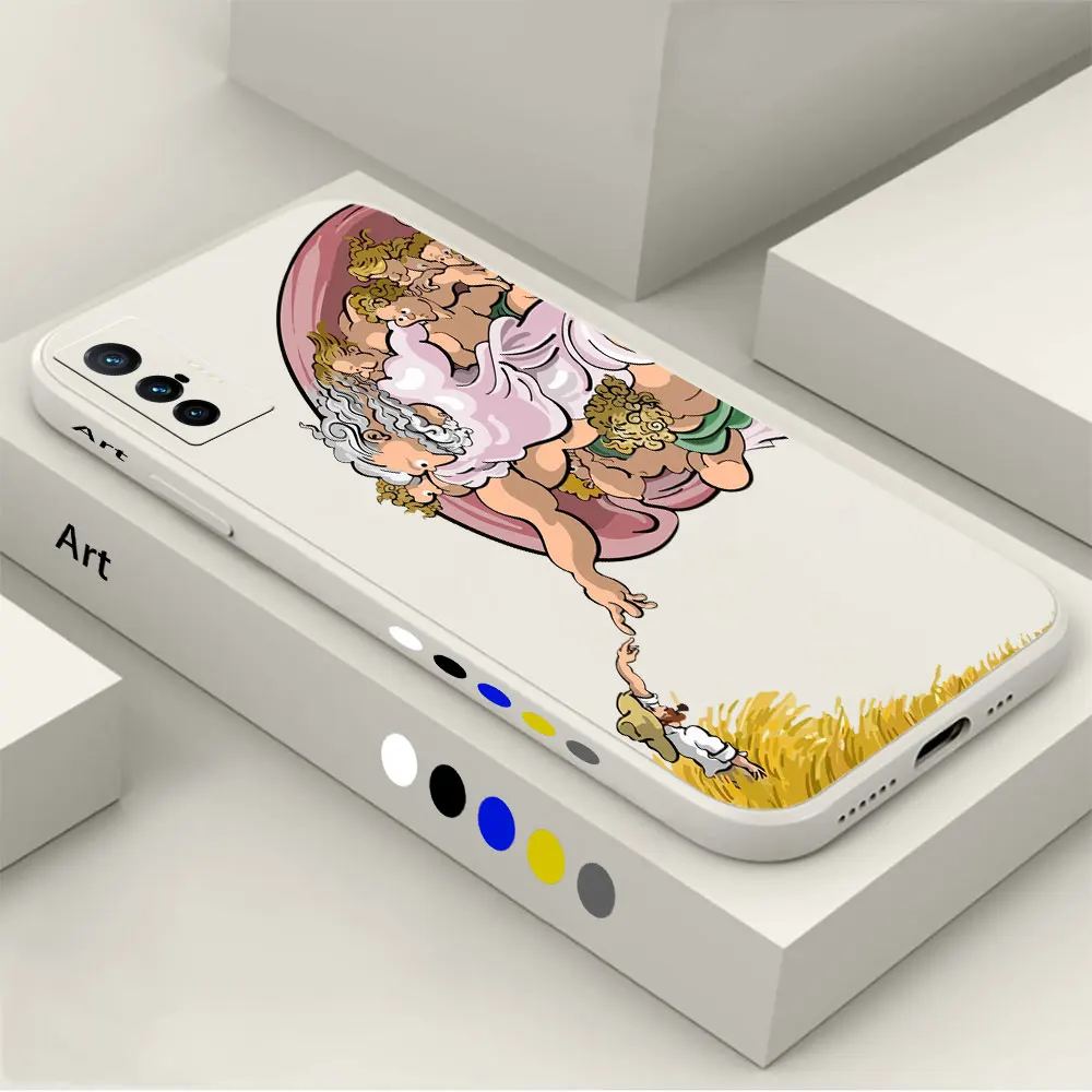 

Hand of God Van Gogh Phone Case For VIVO X90 X80 X70 X60 X50 X30 X27 X23 X21S X21I X70T X60T X51 X21IA Pro Plus 5G Cases Cover