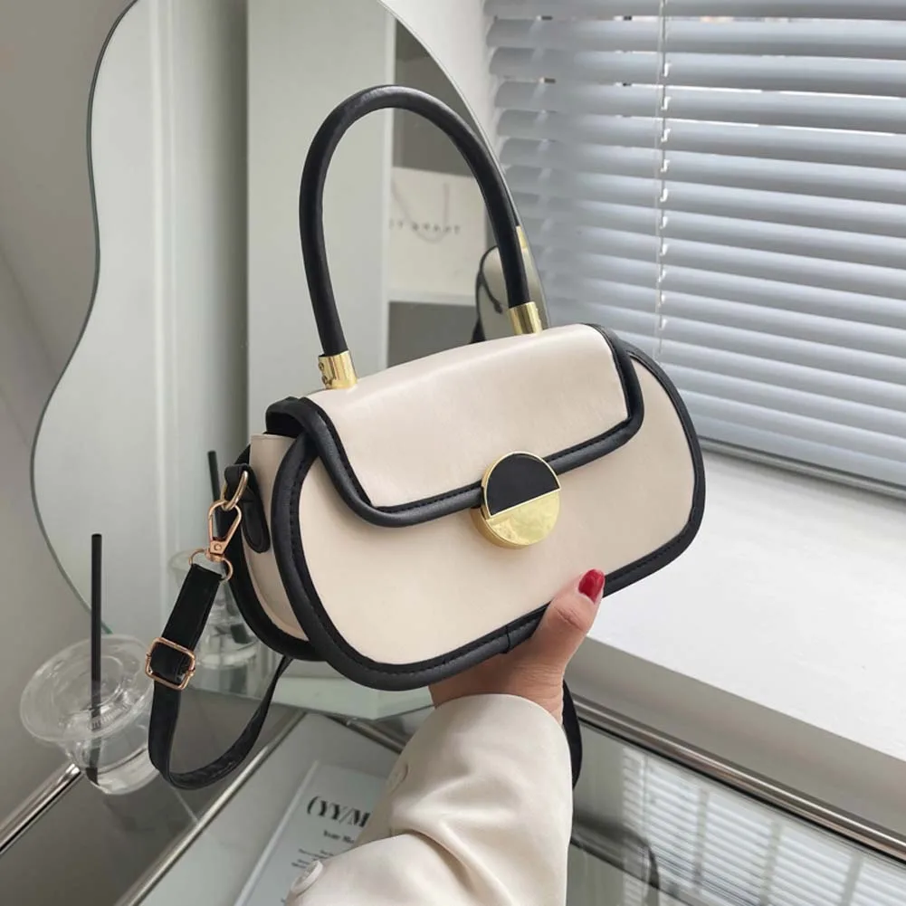 

Женские сумки карамельных цветов, сумки-мессенджеры на плечо из искусственной кожи со вставками для женщин, женская сумка-Кроссбоди с корот...