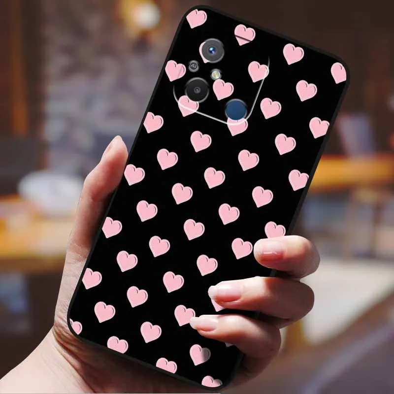 Чехол с 3D принтом для Xiaomi Redmi 12C 11A Flower Emboss Coque Shell мягкая силиконовая задняя крышка