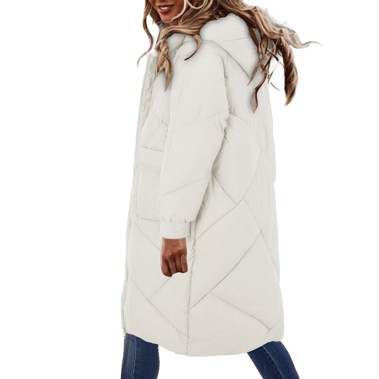 Утепленная зимняя одежда, пуховое пальто из хлопка, Женская свободная зимняя теплая куртка, модная повседневная хлопковая куртка, женская уличная одежда