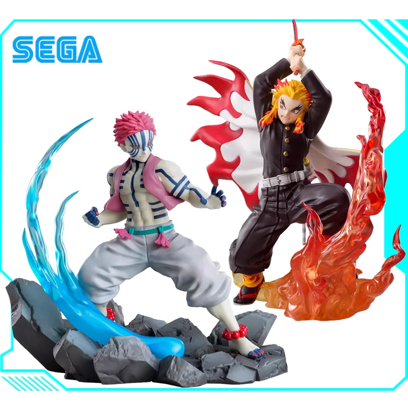 SEGA Original Xross Link Demon Slayer Rengoku Kyoujurou Akaza ПВХ аниме фигурка модель коллекция игрушек
