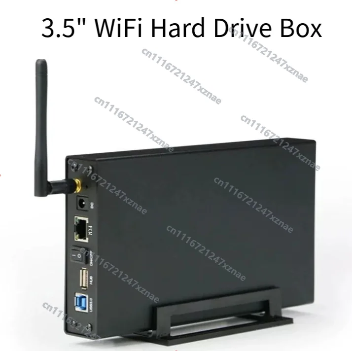 Фото Медиа-сервер BS-U35WF All-in-One с беспроводным подключением, корпусом для HDD 3,5 дюйма, Wi-Fi 6 (300 Мбит/с), USB 3.0, RJ45, NAS, домашнее облачное хранилище, файловый сервер №2