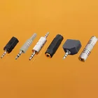 Штекерный разъем 3,5 мм, внешний разъем 3,5 мм на гнездо 3,5 мм, 3-полюсный аудио стерео соединитель, Разъемы Адаптера