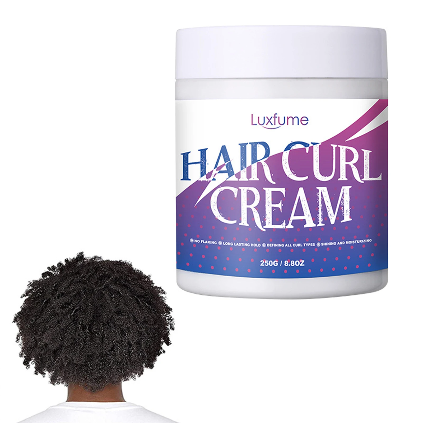

Styling Cream Curly Hair Curl Defining Cream Anti-Frizz Moisturizing Nourishing Curl Activator Cream Hair Care For All