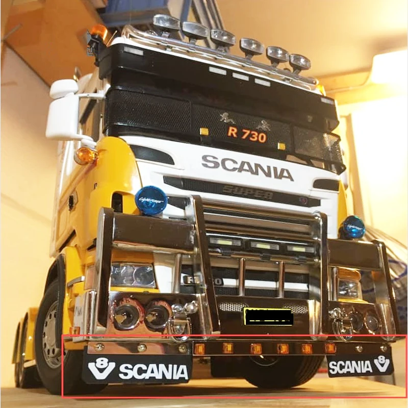 

Tamiya RC Truck 1/14 56318 Scania Hydraulic Drag Head Mud Head Silicone Sheet Front Fender 5632 Car Accessories