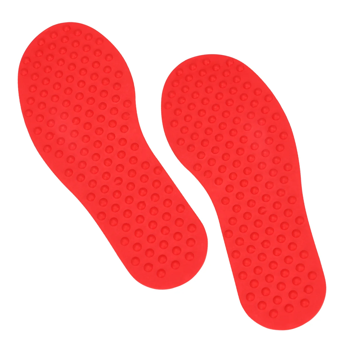 

1 Pair Footprint Pacthes Interactive Game Props Coordination Training Educational Supplies Red