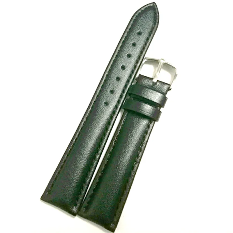 Wholesale 10PCS/Lot Genuine Leather (Split Leather) 12mm 14mm 16mm 18mm 20mm 22mm Watch Band Watch Strap 8 Colors Available