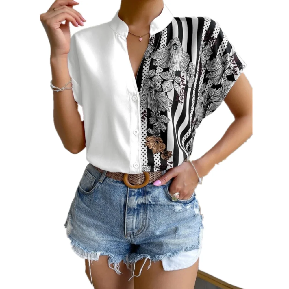 

Y2k Tops Shirts for Women Tshirt Women Clothing Fashion Short Summer Elegant Streetwear Casual Print Tees New Vintage Clothes