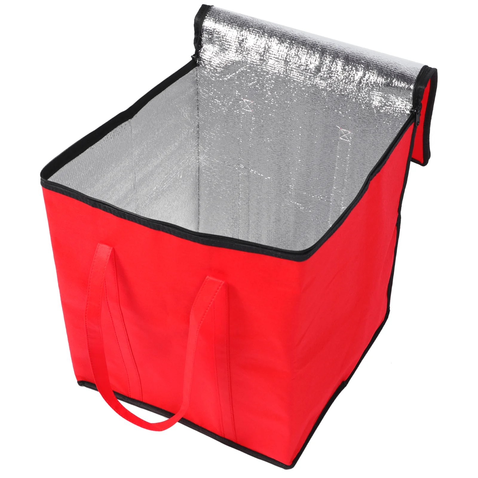 

Bag Insulateddelivery Catering Bags Warmer Duty Reusable Heavy Collapsible Zipped Zipper Grocey Tote Recycled Material Warm