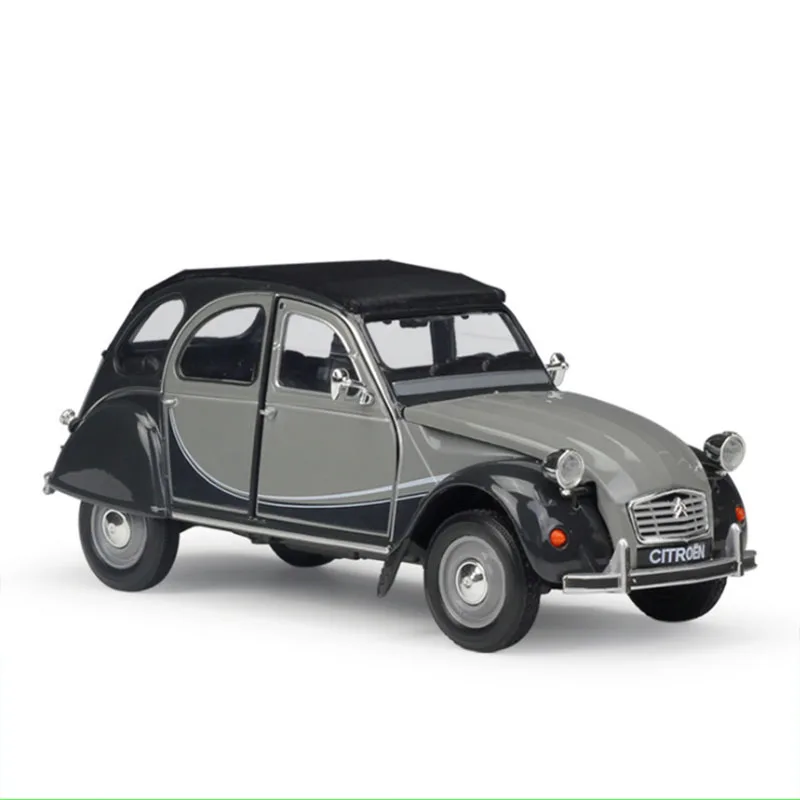 

1:24 Scale Diecast Metal Alloy Classic Car Model 2CV 6 Charleston Toy Vehicle Collection Toy For Children Adult Display