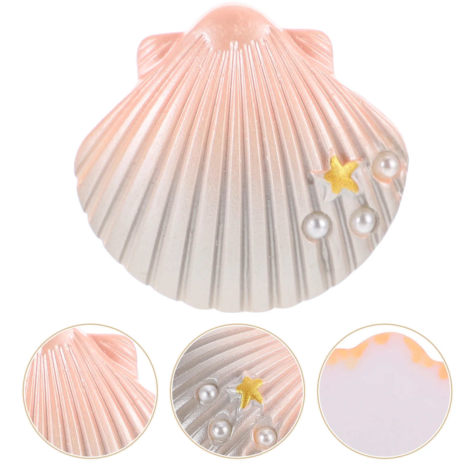 

Magnets Fridge Magnet Stickers Shell Seashell Decorative Refrigerator Ornament Resin Cute Whiteboarddoor Kitchen Locker