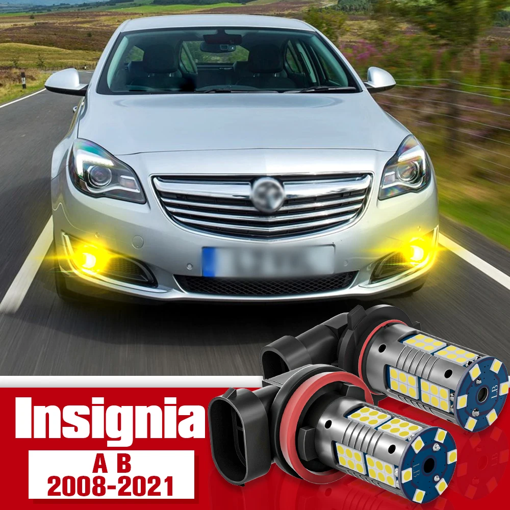 

2pcs Front Fog Light Accessories LED Bulb Lamp For Opel Insignia A B 2008-2021 2009 2010 2011 2012 2013 2014 2015 2016 2017 2018