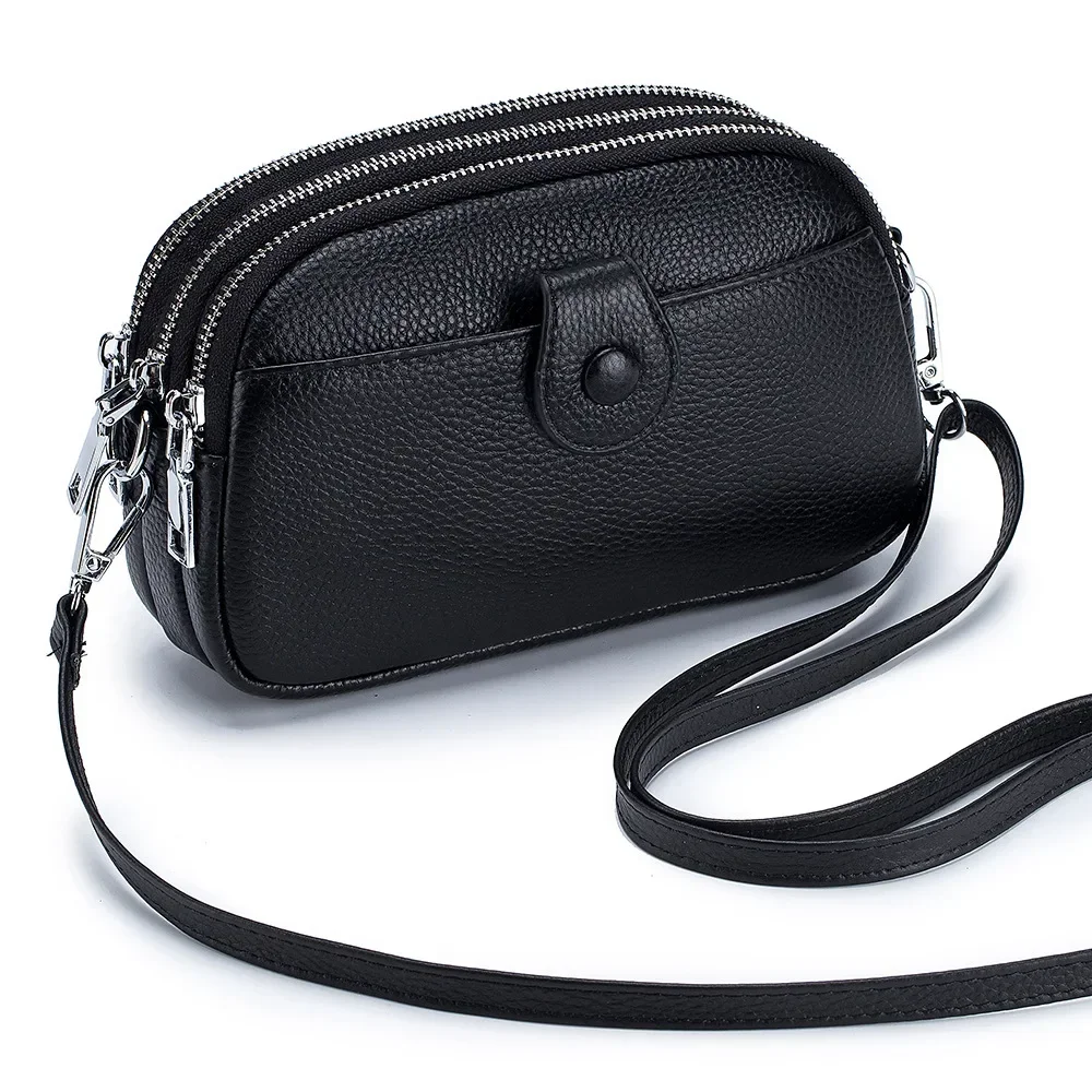 

Women's leather bag2023New mobile phone bag Mini Messenger bag women's high-grade shoulder bag large capacity