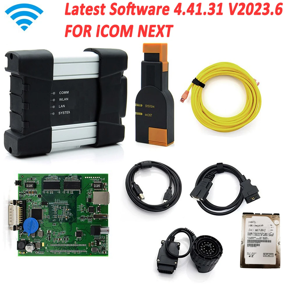 Новый 4.41.31 V2023.6 для ICOM NEXT ICOM A2 + B + C офлайн-Программируемый OBD-сканер Icom Next для BMW WIFI автомобильный диагностический инструмент
