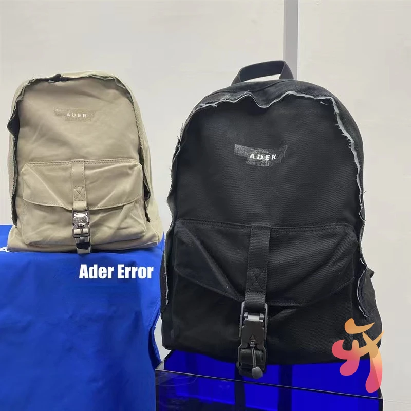 

2022ss ADER ERROR Do Old Zipper Backpack Computer Bag Men Women Tooling Retro Casual Sports Bags