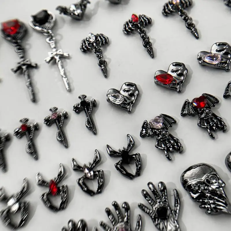 

Spid высокое качество панк Маникюр темная серия паук аксессуары/аксессуары высококачественные материалы для ногтей принадлежности для ногтей