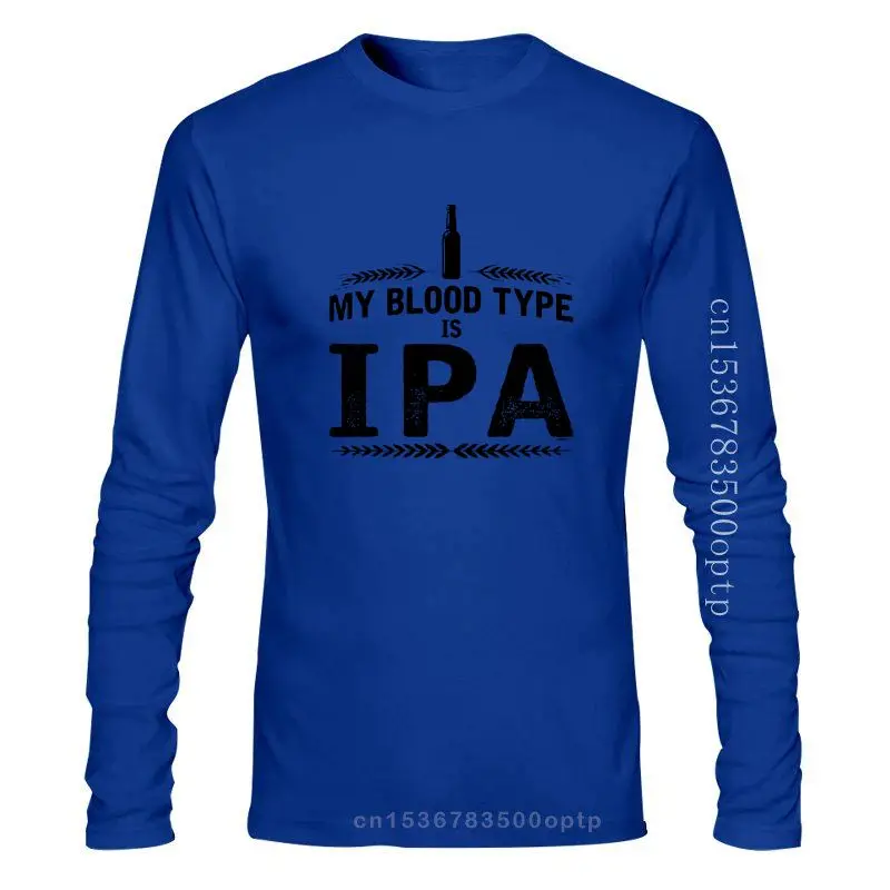 

Mens Clothing My Blood Type Is IPA Drinking Brew Mens T-Shirt