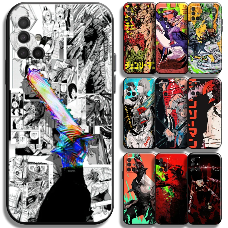 

Anime Chainsaw Man Pattern For Samsung Galaxy A51 A51 5G Phone Case Cases Carcasa Coque TPU Shockproof Funda Liquid Silicon