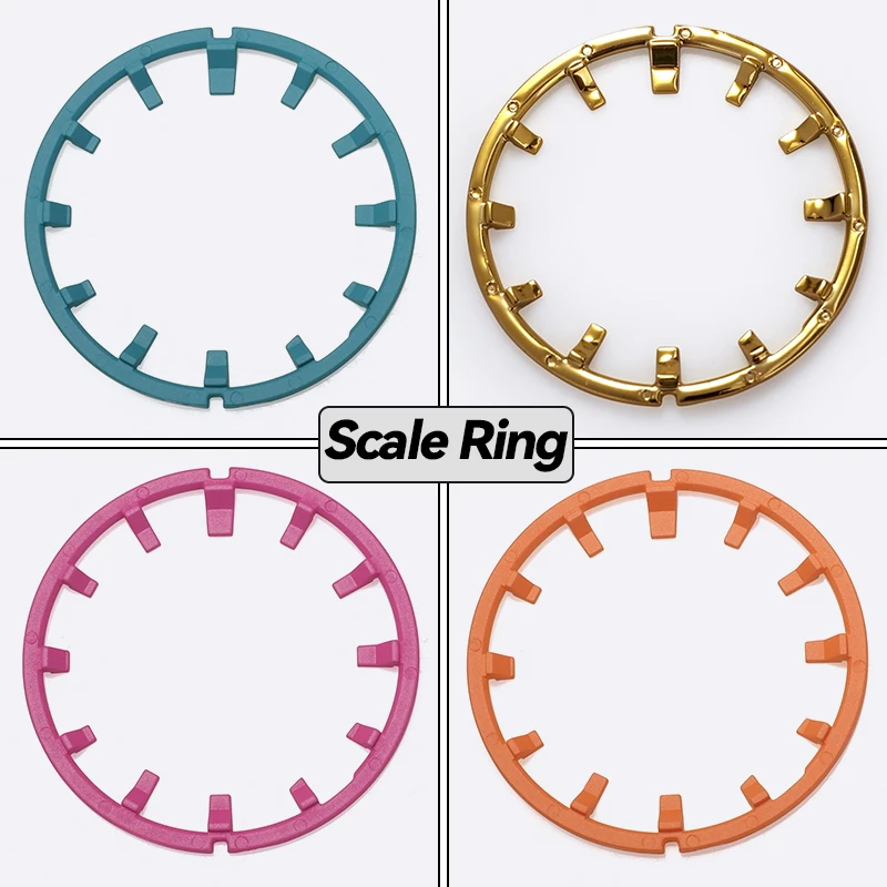 Casioak MOD Kit Watch Dial Supporter Chapter Scale Ring For Casio Gshock GA-B2100 GAB2100 Rubber Lume Watch Face Accessories