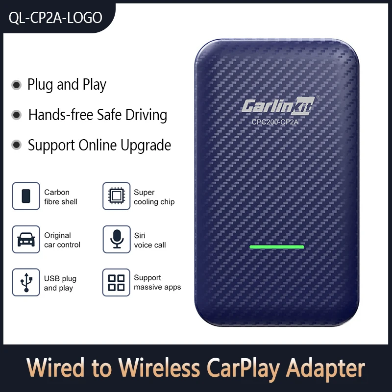 

2-в-1 OTA онлайн-обновление Carlinkit 4,0 для проводного и беспроводного адаптера CarPlay Автомобильный ключ Android автомобильный мультимедийный плеер активатор