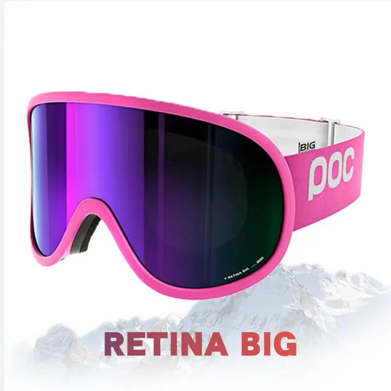 Однобортные и двухбортные лыжные очки POC высококачественные двухполюсные