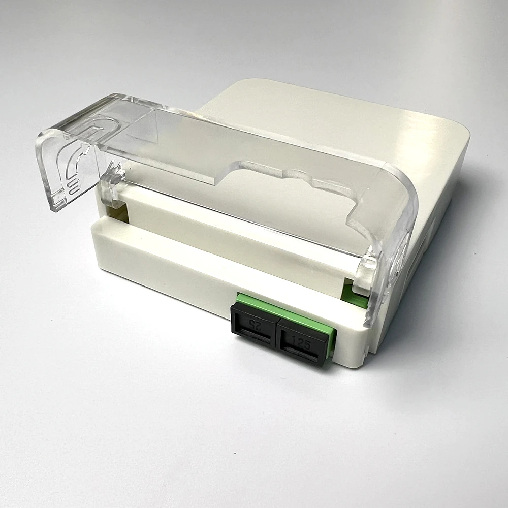 Оптоволоконная розетка Fiber Box Дуплексные порты SC 2 ядра с прозрачной крышкой