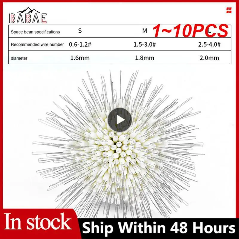 

1~10PCS lot Float Transparent Rubber Stopper S M L Fishing Bobber Stopper Float Cylindrical Space Bean Fish Line Accessories